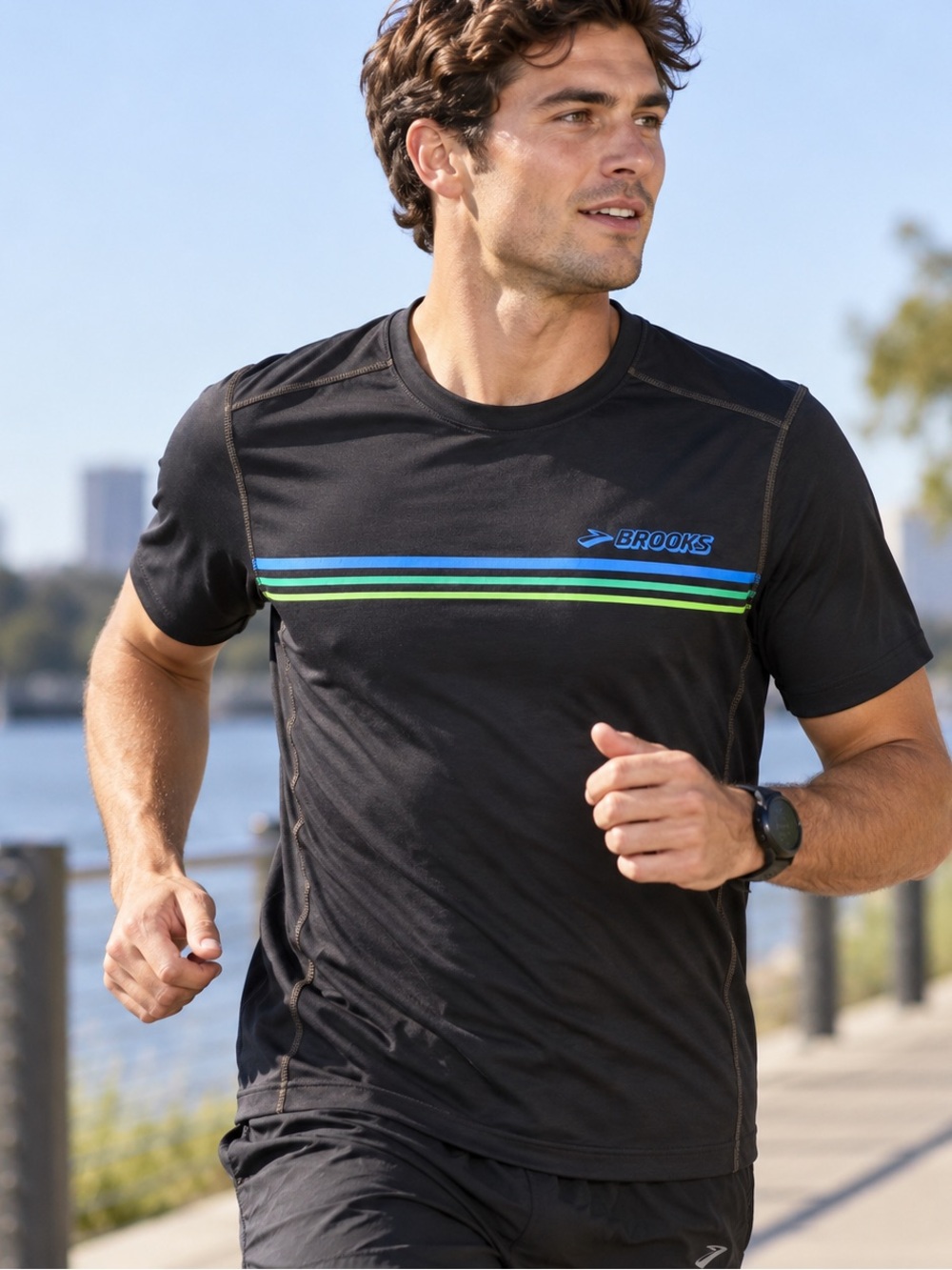 NWT BROOKS Distance Short Sleeve 3.0 Men’s Running Shirt - S